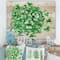 Designart - Vintagr Green Leaves of Shamrock - Traditional Print on Natural Pine Wood